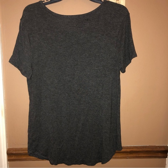 Maurices Let’s Come Together Graphic T-Shirt Rainbow Grey Small - Picture 3 of 6